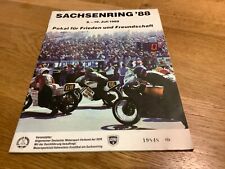 Sachsenringrennen 1988 program gebraucht kaufen  Jöhstadt