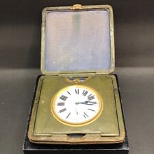 travel clock leather for sale  ROMFORD