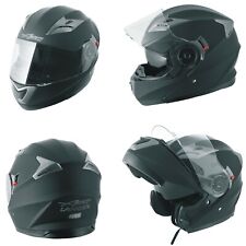 Casco Modulare Apribile Moto Touring Sport Visiera Parasole Nero opaco segunda mano  Embacar hacia Mexico