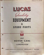 Rover landrover lucas for sale  BEDFORD