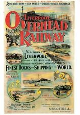 Railway Repro Advertising Poster Postcard Liverpool Overhead Railway RB2 for sale  BARNSLEY
