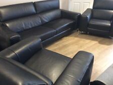 Leather sofa seater for sale  BIRMINGHAM