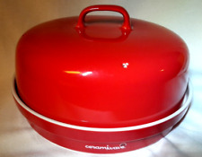 NOVO Sistema de Cozinha Pro Ceramiwave 10" Caçarola Cerâmica Padeiro Microondas/Forno VERMELHO, usado comprar usado  Enviando para Brazil