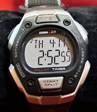 Timex Ironman relógio masculino 30 voltas resina, alarme, indiglo, cronógrafo, pulseira de náilon comprar usado  Enviando para Brazil