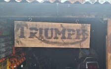 Triumph motorcycle garage for sale  BRIDLINGTON