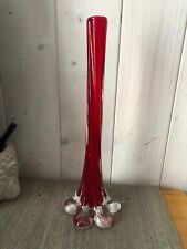 Vase soliflore rouge d'occasion  Nice-