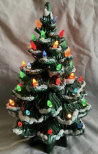 Vintage Atlantic Mold Ceramic Christmas Tree 15.5" Tall, used for sale  Nampa