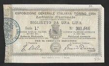 Italia biglietto lira usato  Italia