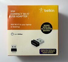 Belkin N150 USB compacto Wi-Fi para computadora portátil o de escritorio de hasta 150 Mbps segunda mano  Embacar hacia Argentina