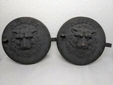 Pair antique lion for sale  Shipping to Ireland