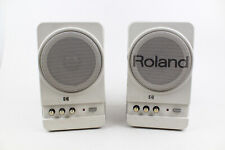 Par de Alto-falantes Micro Monitor Estéreo Roland MA-12C (TESTADO, FUNCIONANDO), usado comprar usado  Enviando para Brazil