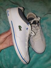 White lacoste angha for sale  LONDON