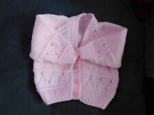 hand knitted baby cardigans for sale  KNOTTINGLEY