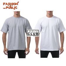 CAMISETA MASCULINA PESO PESADO PROCLUB PRO CLUB MANGA CURTA LISA CAMISETAS DE ALGODÃO, usado comprar usado  Enviando para Brazil