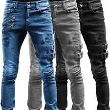 Usado, Jeans elástico tubo reto bicicleta retrô para roupas de rua masculinas comprar usado  Enviando para Brazil