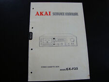ORIGINALI Service Manual Schema Elettrico AKAI gx-f35 usato  Spedire a Italy