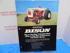 Satoh bison tractor for sale  Eaton