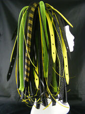 Used, CYBERLOXSHOP NEON YELLOWWEB CYBERLOX CYBER HAIR FALLS DREADS RAVE YELLOW BLACK for sale  Shipping to South Africa