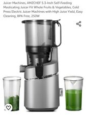 Masticating Juicer Machine AMZCHEF 5.3 Inch Self Feeding Fruits & Vegetables for sale  Shipping to South Africa