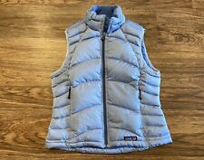 Used, Patagonia Womens Goose Down Puffer Vest Blue Lined Quilted Size S for sale  Lytle