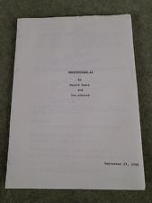 Film script ghostbusters for sale  HALESWORTH