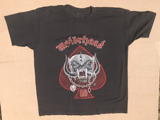 Camisa masculina vintage Motorhead grande 10º aniversário turnê concerto banda metal 1985 comprar usado  Enviando para Brazil
