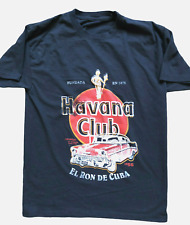 Camiseta Havana Club Cuba Unisex Pequeña Negra Chevrolet El Ron De Cuba Manga Corta segunda mano  Embacar hacia Argentina