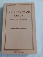 Vie madame guyon d'occasion  Dourges