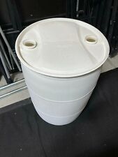 NO SHIPPING LOCAL PICKUP ONLY - 55 gallon Barrel Drum Plastic closed head for sale  Dundalk