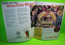 Wurlitzer jukebox flyer for sale  Collingswood