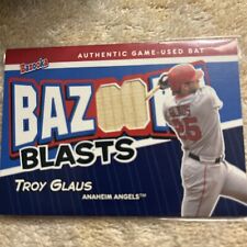 2004 Topps Bazooka Troy Glaus Dual GU Bat Relics Angels/USA for sale  Shipping to South Africa