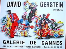 David gerstein affiche d'occasion  Bormes-les-Mimosas