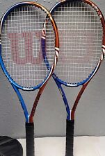 Raquete de tênis Wilson BLX Tour 4 1/2" 95sq" lote de 2 , usado comprar usado  Enviando para Brazil