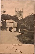 Used, Antique 1903 Postcard Kenwyn Church Truro Cornwall England King Edward VII Stamp for sale  Shipping to South Africa