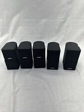 5 Bose Lifestyle Acoustimass Double Cube Speakers, Black for sale  Shipping to South Africa
