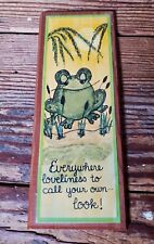 Vintage frog decoupage for sale  Davenport
