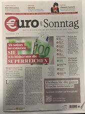 Euro uro sonntag gebraucht kaufen  Weinstadt