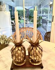 Pineapple candle holders for sale  North Fort Myers