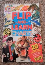 FLIP AND LEARN CHARTS 1998 Gráficos Coloridos Imagens Educacionais Divertidas, usado comprar usado  Enviando para Brazil