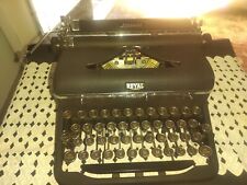 Used, Vintage 1930's ( Dark Gray) Royal Aristocrat Manual Typewriter in Case for sale  Shipping to South Africa