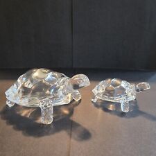 Lead crystal turtles for sale  White Heath