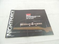 Used, Nightforce 2014 Product Catalog From Shot Show  for sale  Shipping to South Africa