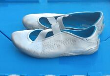 Puma Ballerina Trainer Flats Strap Cutout Size 8.5/EU39 Silver Blue Y2K Vintage  for sale  Shipping to South Africa