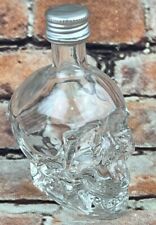 Dan Aykroyds cabeça de cristal vodca 50 ml caveira de vidro mini garrafa vazia com tampa comprar usado  Enviando para Brazil