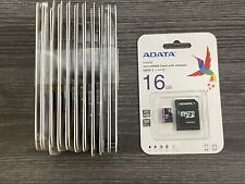 (LOT OF 20) 16GB MicroSD Cards Micro SD with Adapter - Adata New In Box, used for sale  Shipping to South Africa