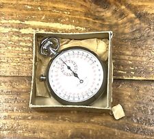 Reloj cronómetro vintage Marcel & Cie 1/10 temporizador de bolsillo hecho en Suiza con caja, usado segunda mano  Embacar hacia Argentina