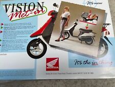  Folheto de vendas de motocicletas clássicas Honda Vision Met in 49 cc, usado comprar usado  Enviando para Brazil