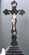 ⭐Antiguo crucifijo con cráneo y huesos, hecho siglo XIX⭐, usado segunda mano  Embacar hacia Argentina
