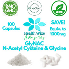 NAC N-acetilcisteína e glicina glyNAC 100 cápsulas 1000mg altamente potente e puro comprar usado  Enviando para Brazil