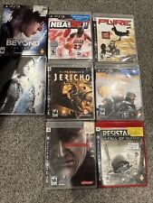 Lote PS3 Metal Gear Solid, NBA 2K11, Killzone, Resistance, Jericho, Mais comprar usado  Enviando para Brazil